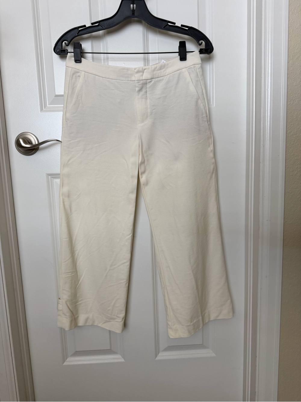 Vince Women's Cream Cropped Trouser Pants size 0